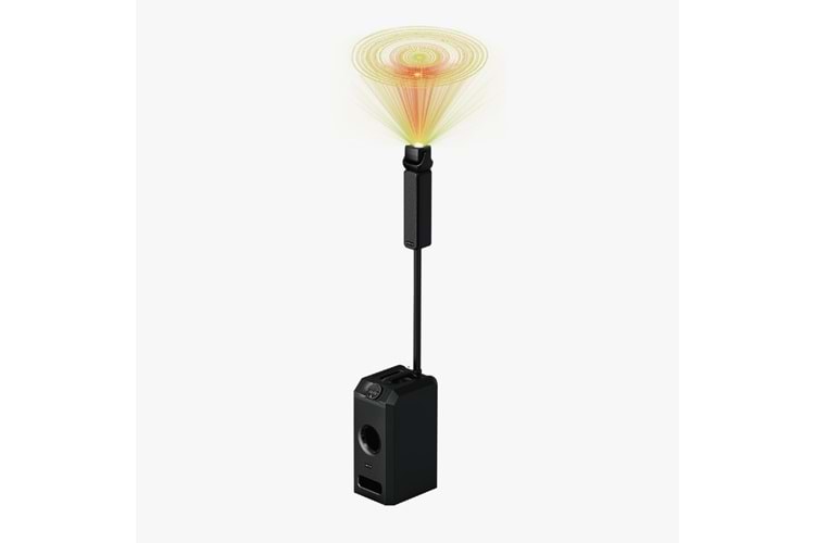 HEPU HP-991 Profesyonel Taşınabilir Ses Sistemi – 8” Subwoofer, 236W Güç, RGB Işık Efektli