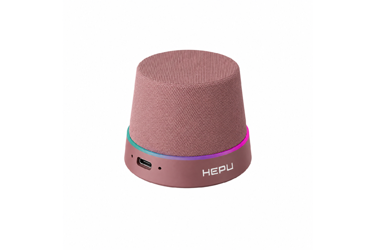 HEPU HP-MS01 Pembe Armor Manyetik Bluetooth Hoparlör – 5W Ses Çıkışı, Bluetooth 5.3, TWS Destekli