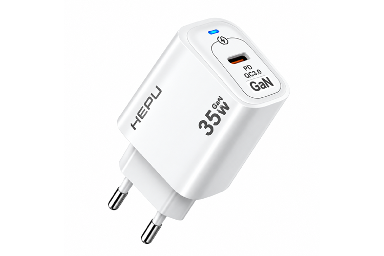 HEPU HP-AC05 35W GaN PD Şarj Adaptörü – Hızlı Şarj