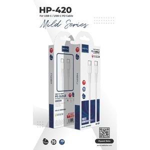 HEPU TYPE C TO TYPE C HP-420 MİLD USB KABLO
