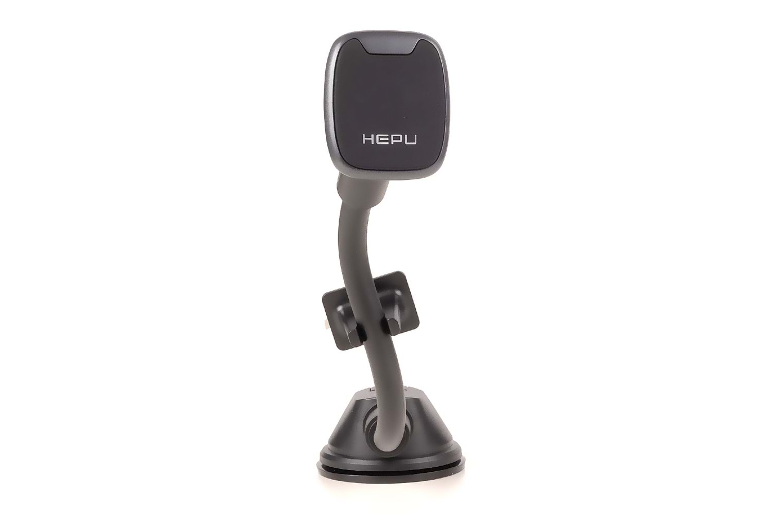 HEPU HP-A30 Mıknatıslı Cam Tipi Telefon Tutucu – Esnek Uzun Kol + 360° Dönebilen Başlık
