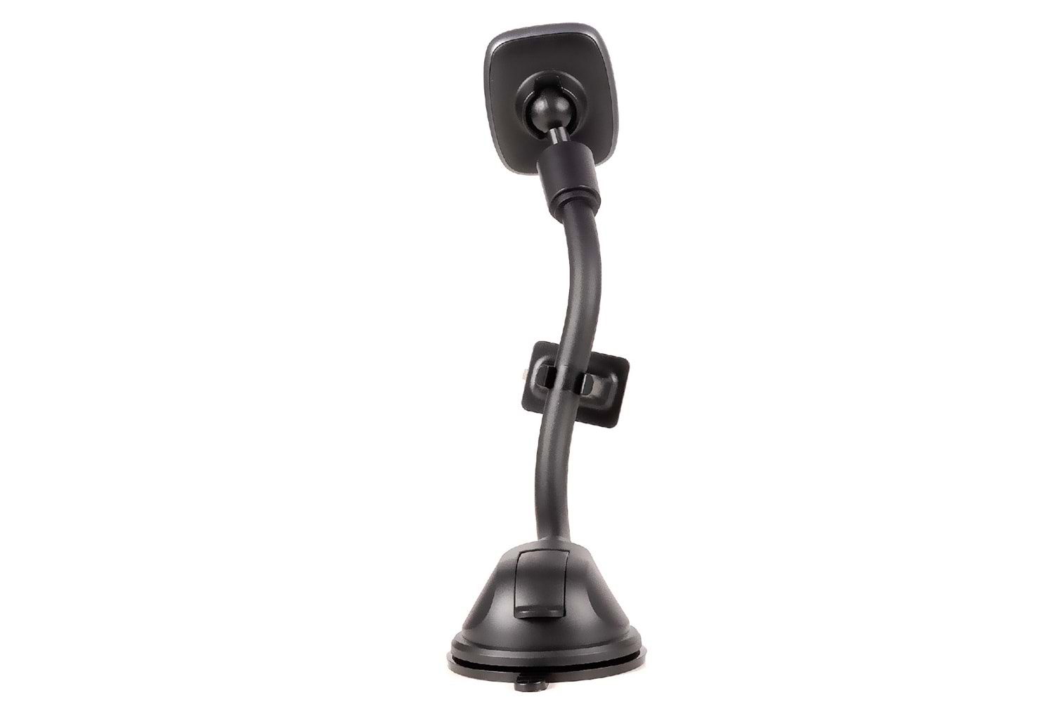 HEPU HP-A30 Mıknatıslı Cam Tipi Telefon Tutucu – Esnek Uzun Kol + 360° Dönebilen Başlık