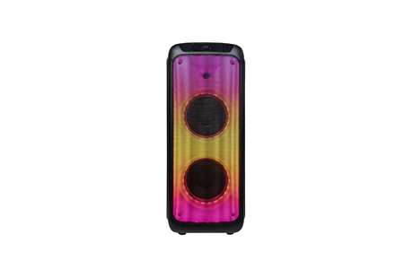 HEPU HP 943 Taşınabilir Şarjlı Bluetooth Parti Hoparlörü 2*10 inc Woofer 80 w Rms Extra Bass Karaoke Mikrafon