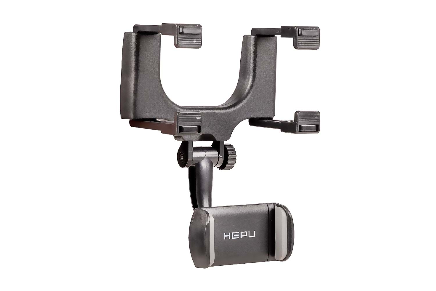 HEPU HP-A16 Dikiz Aynasına Takılan Araç İçi Telefon Tutucu – 360° Ayarlı + Yaylı Kavrama