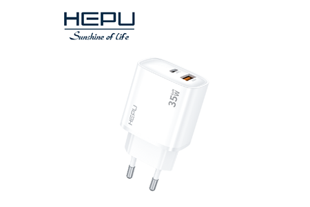 HEPU HP-C30 35W GaN Hızlı Şarj Adaptörü – Type-C Kablo Dahildir