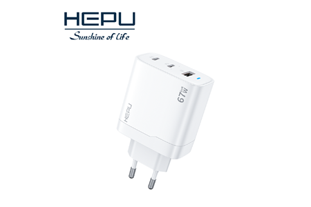  HEPU HP-C32 67W USB-C GaN Güç Adaptörü –Type-C Kablo Dahildir