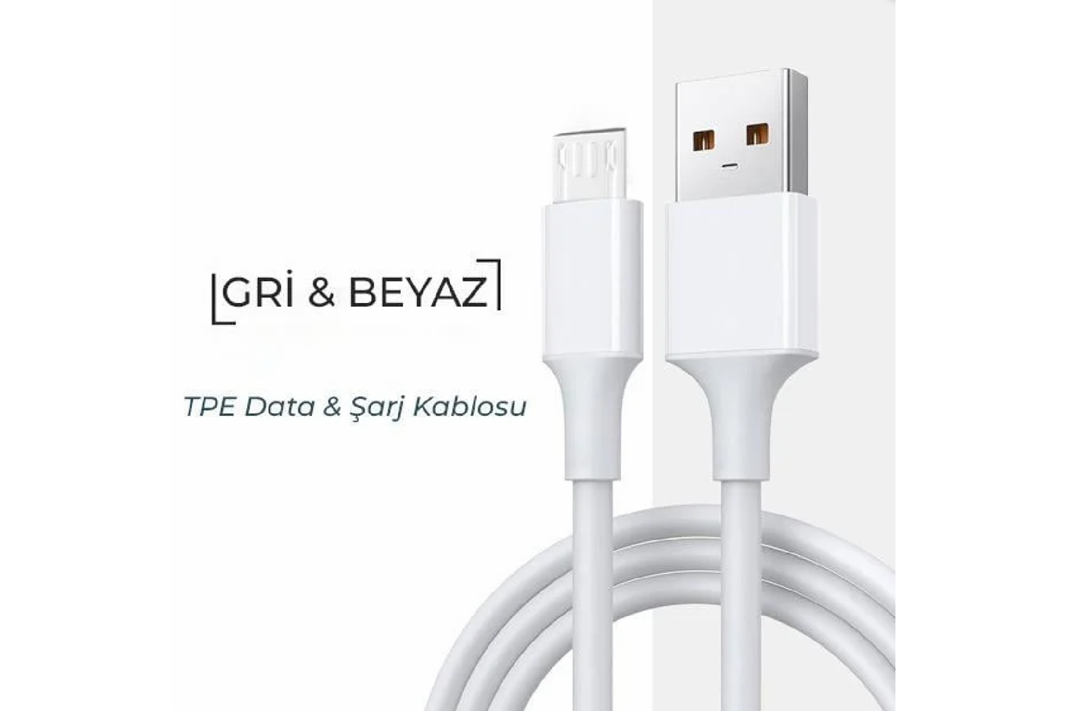 HEPU HP-430 Micro USB Kablo – Dayanıklı, Hızlı Şarj ve Veri Aktarımı (1 Metre)