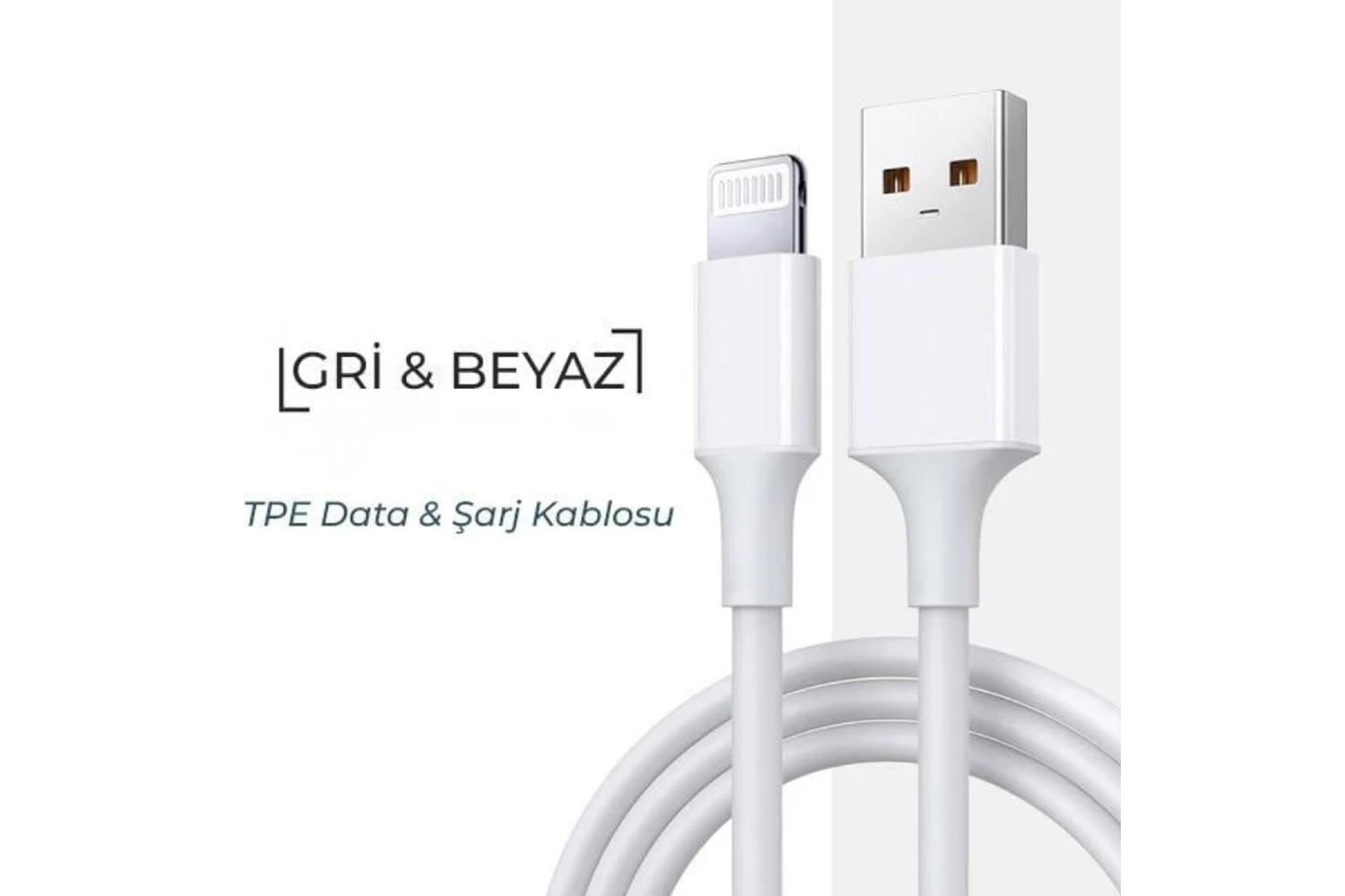 HEPU HP-432 Lightning Kablo – iPhone ve iPad Uyumlu, Hızlı Şarj ve Veri Aktarımı (1 Metre)