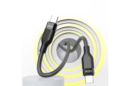 HEPU HP-500 Type-C to Type-C Kablo – 100W Güç Desteği, 1 Metre