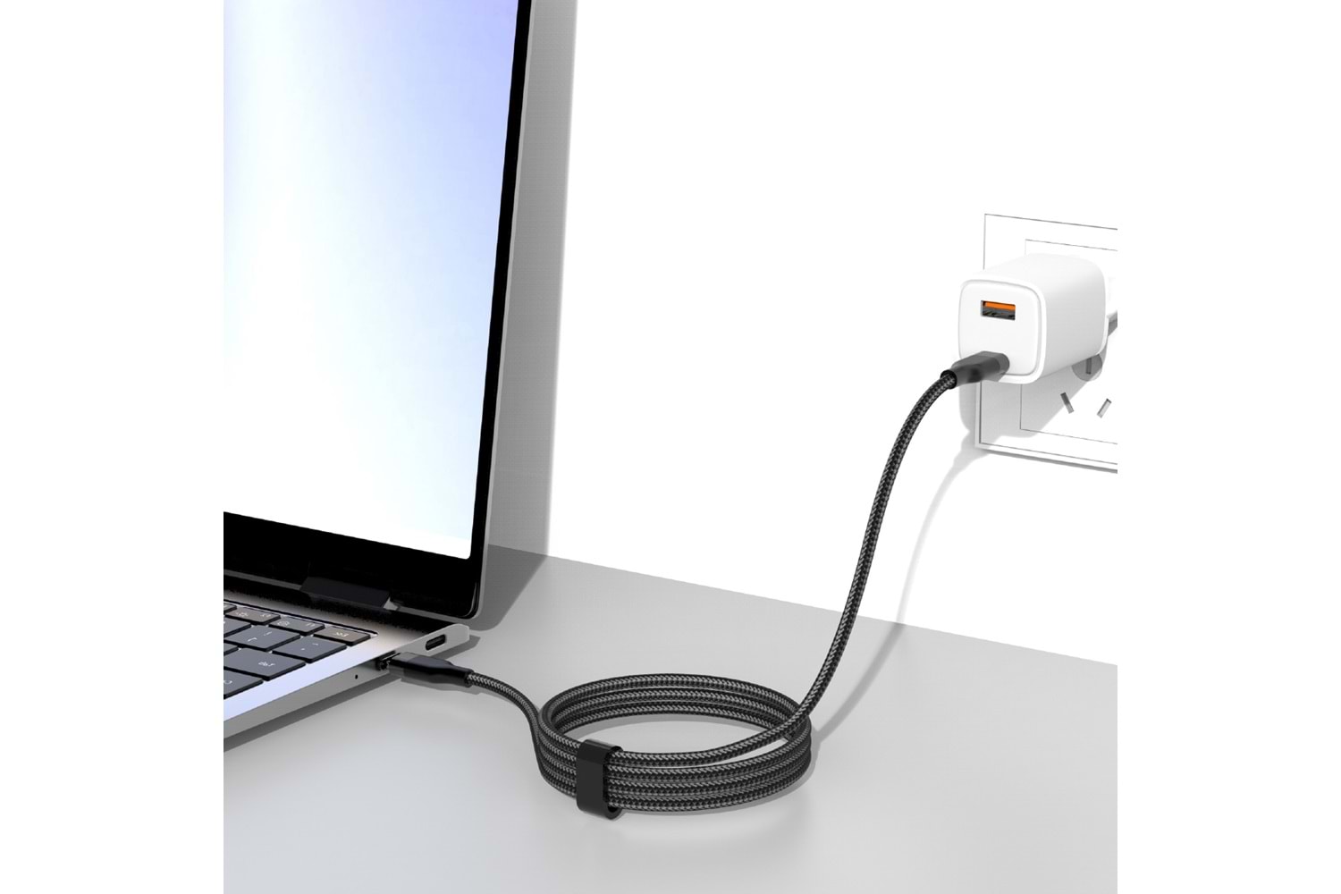 HEPU HP-500 Type-C to Type-C Kablo – 100W Güç Desteği, 1 Metre