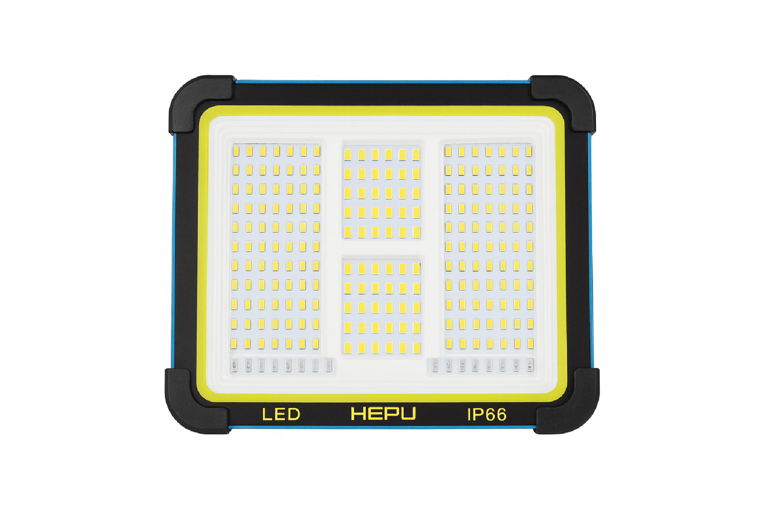 HEPU HP-L34 Güneş Enerjili Taşınabilir LED Çalışma Lambası – 150W Güç, 336 LED, IP66, Solar + USB Şarjlı, Mıknatıslı Taban