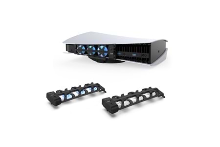 HEPU TP5-1523E PS5 Soğutma Fanı – Yüksek Hava Akışı + Sessiz Fan + LED Işıklı