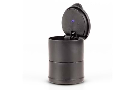 HEPU HP-77 Oto Araç Içi Mavi Led Işıklı Küllük Araba Kül Tablası