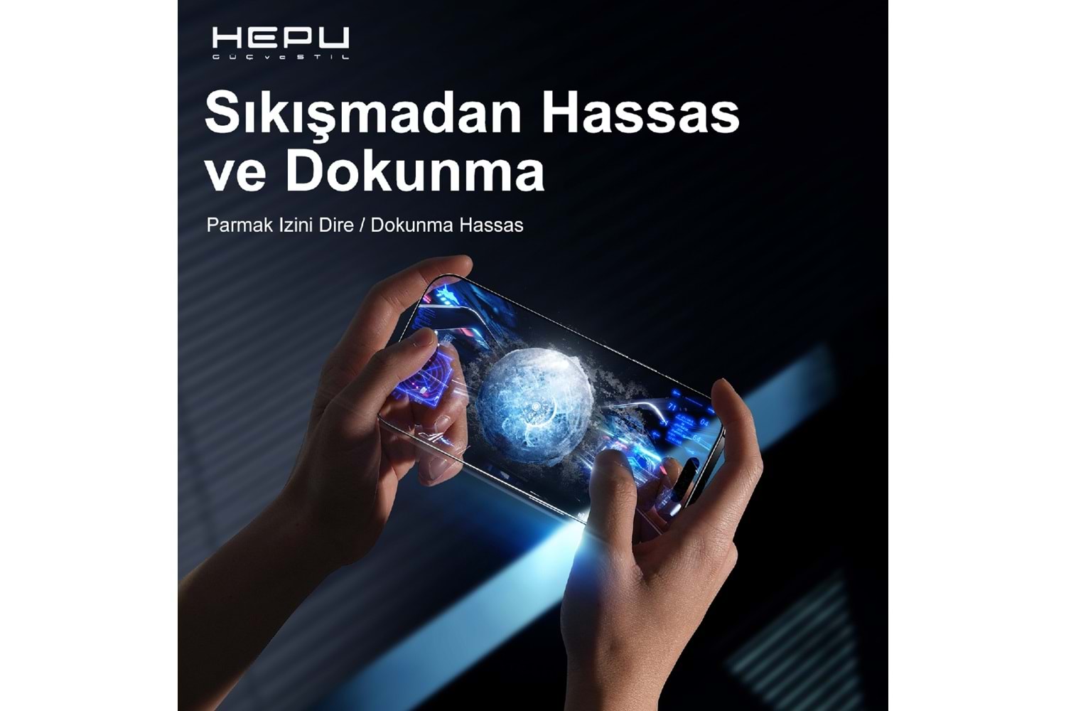 HEPU TITAN HD Clear Cam Ekran Koruyucu – iPhone 15 Pro Max Uyumlu