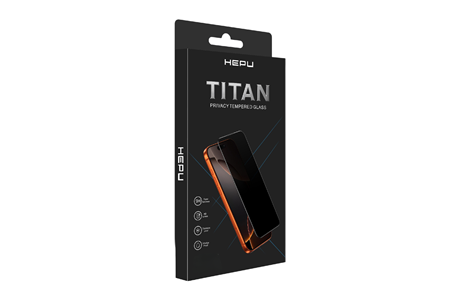 HEPU TITAN Privacy Cam Ekran Koruyucu – iPhone 16 Pro / 17 Uyumlu