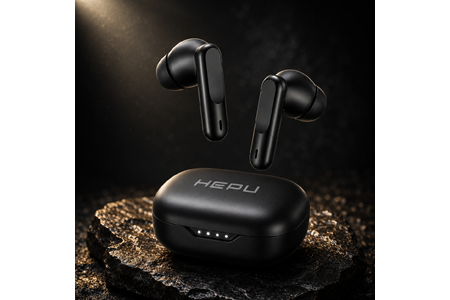 HEPU HP-AB02S Kablosuz Bluetooth Kulaklık – HD Ses, Smart Touch, Bluetooth 6.0