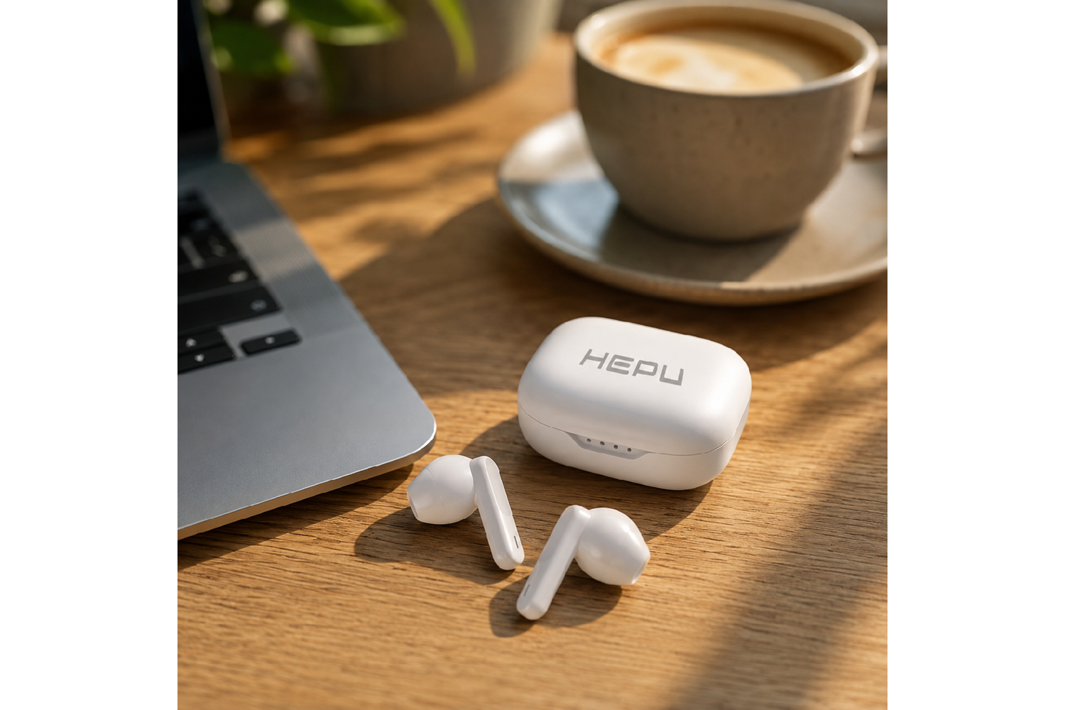 HEPU HP-AB02 Kablosuz Bluetooth Kulaklık – HD Ses, Smart Touch, Bluetooth 6.0