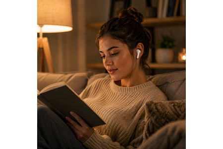 HEPU HP-AB02 Kablosuz Bluetooth Kulaklık – HD Ses, Smart Touch, Bluetooth 6.0