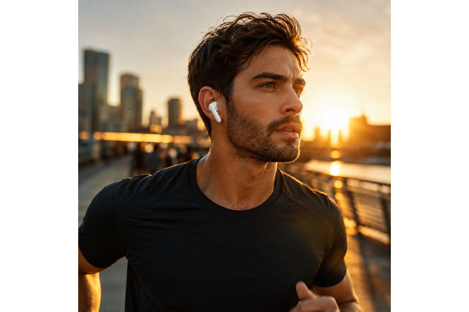 HEPU HP-AB02 Kablosuz Bluetooth Kulaklık – HD Ses, Smart Touch, Bluetooth 6.0