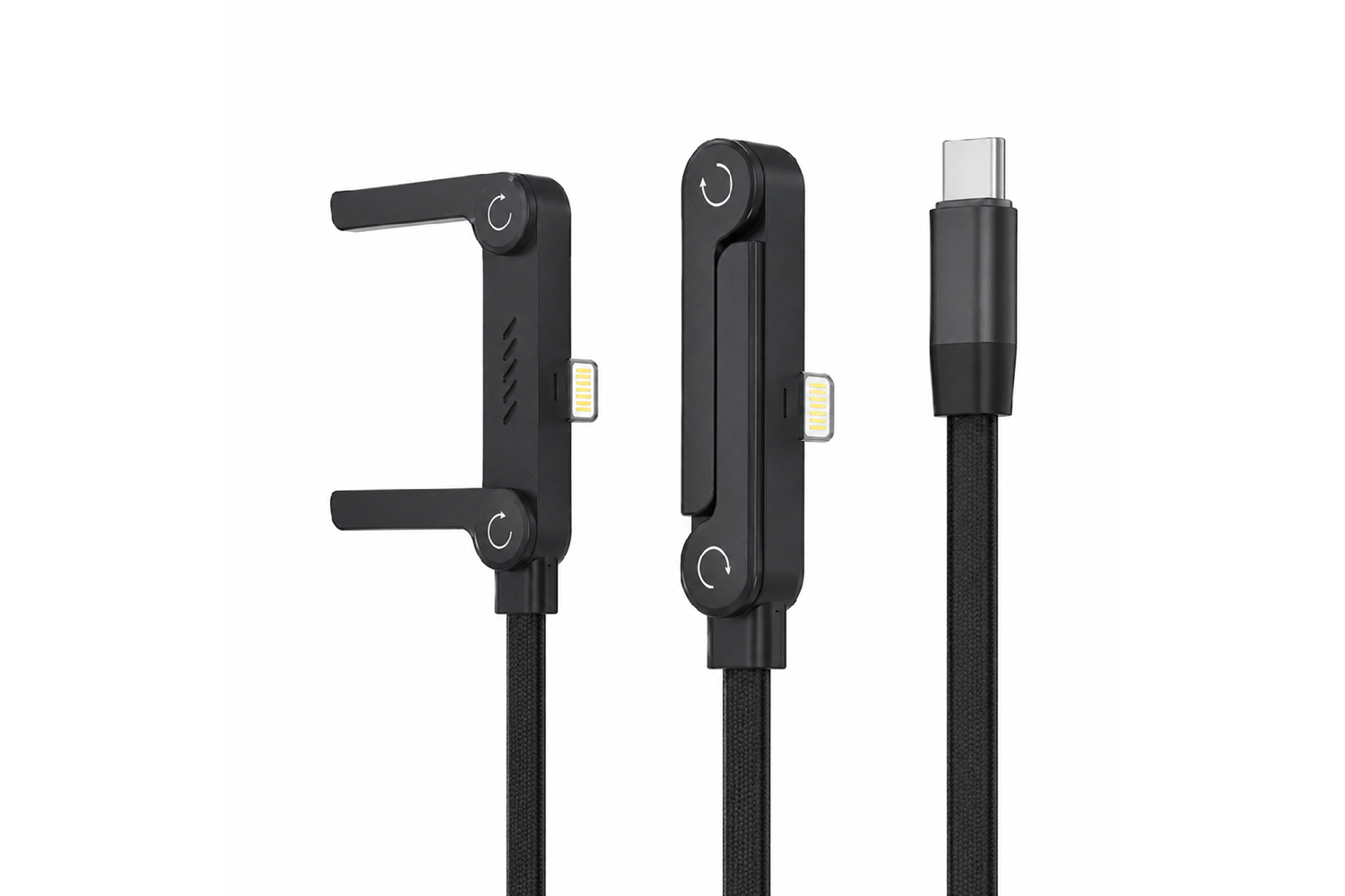 HEPU HP-ALC01 Armor Type-C to Lightning Hızlı Şarj Kablosu – 27W PD, Telefon Standlı Tasarım (1.5 Metre)