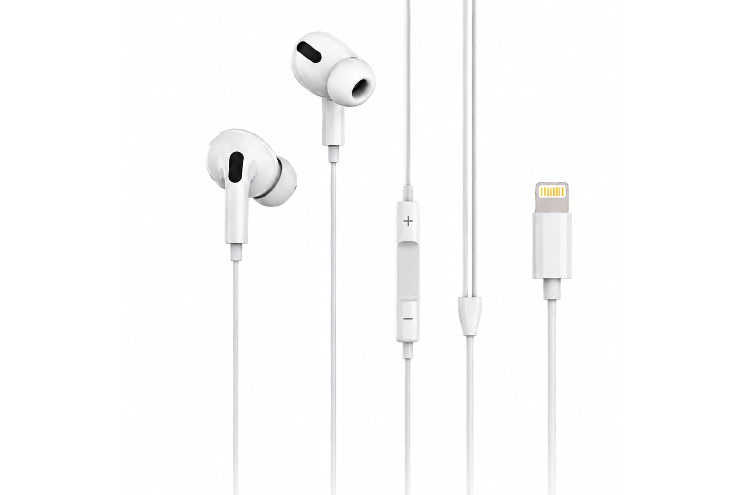 HEPU HP-TK02 Titan Series Lightning Kablolu Kulak İçi Kulaklık – Stereo Ses, Mikrofonlu