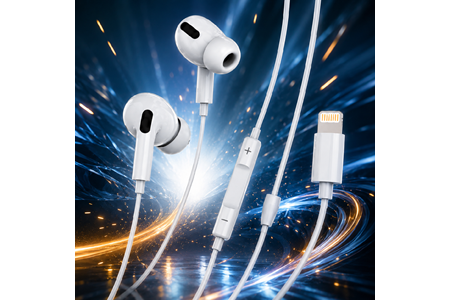 HEPU HP-TK02 Titan Series Lightning Kablolu Kulak İçi Kulaklık – Stereo Ses, Mikrofonlu