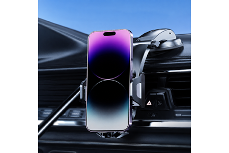 HEPU HP-AA03 Armor Araç İçi Telefon Tutucu – Güçlü Vantuzlu, 360° Dönebilen Tasarım