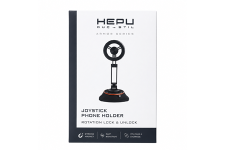 HEPU HP-AA01 Manyetik Araç İçi Telefon Tutucu – 360° Dönebilen, Katlanabilir Alüminyum Gövde