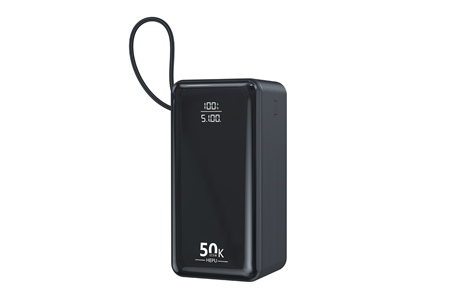 HEPU HP-AP12 Armor Powerbank – 50.000 mAh, Entegre Çoklu Kablolu, Dijital Göstergeli, Hızlı Şarj Destekli