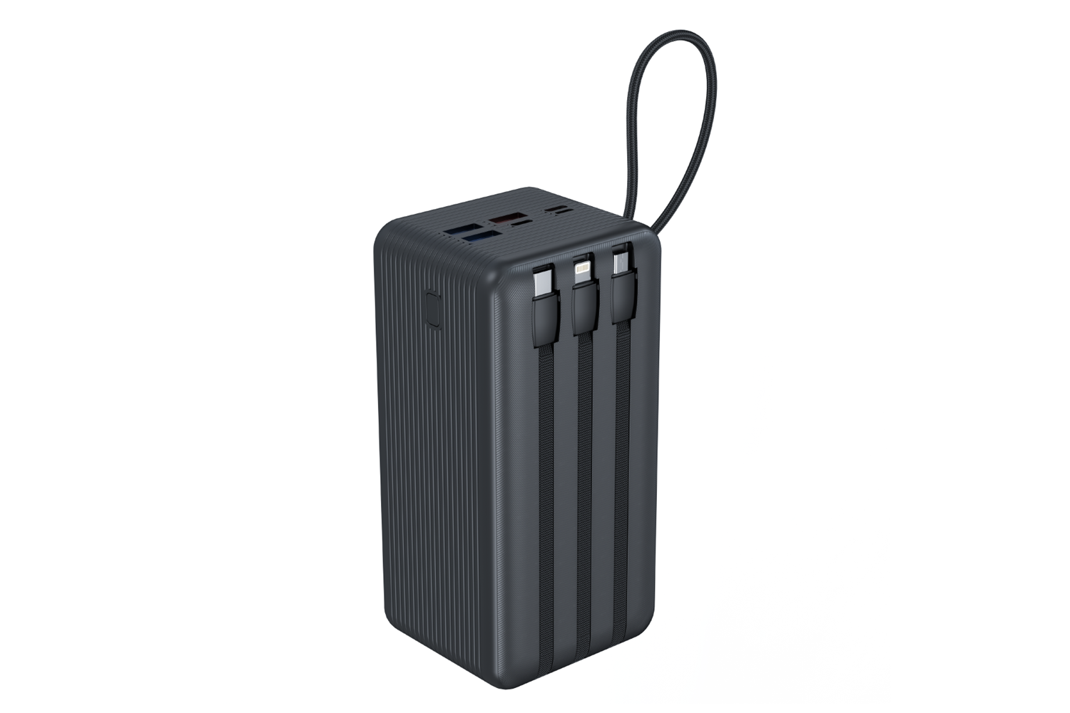 HEPU HP-AP12 Armor Powerbank – 50.000 mAh, Entegre Çoklu Kablolu, Dijital Göstergeli, Hızlı Şarj Destekli